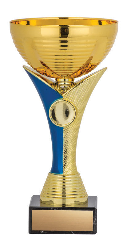 Venus Cup, Gold/Blue 9"