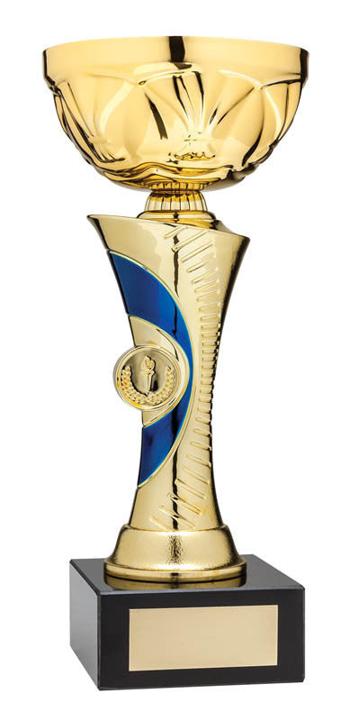 Gold/Blue Euro Series Cup, 8.5"