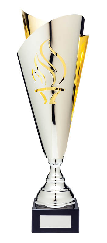Torch Silver/Gold Euro Cup, 17.5"