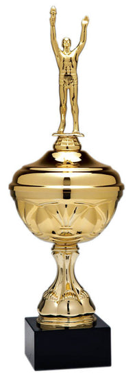 Load image into Gallery viewer, Wide Gold Cup w/Base 5 3/4"
