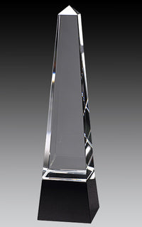 Load image into Gallery viewer, Crystal Obelisk, 8"
