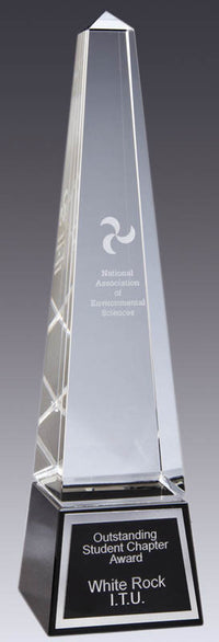 Load image into Gallery viewer, Crystal Obelisk, 10"
