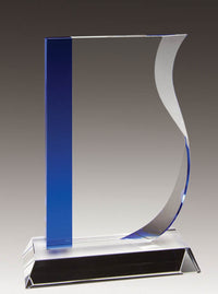 Load image into Gallery viewer, Crystal Wave w/Blue Accent, 8 1/2"
