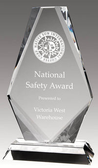 Load image into Gallery viewer, Crystal Diamond Shape, 8"
