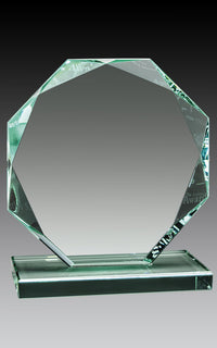 Load image into Gallery viewer, Glass Jade Octagon, 5"
