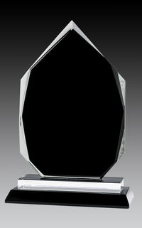 Load image into Gallery viewer, Glass Onyx Arrowhead, 7"
