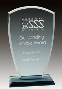 Load image into Gallery viewer, Smoked Glass Shield w/Base 8 1/4&quot;
