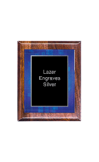 Classic Series Walnut Plaques With Acrylic Plate,  7"x9"