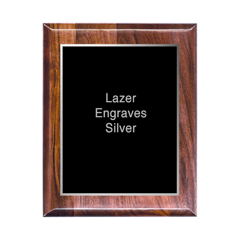 Classic Series Walnut Plaque with Laser Plate 8"x10"