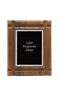 Classic Series Walnut Plaques With Plate, 9"x11"