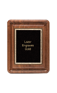 Classic Series Walnut Plaques With Plate, 9"x11"