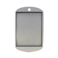Load image into Gallery viewer, Soccer Dog Tag Key Chain Silver

