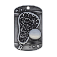 Load image into Gallery viewer, Lacrosse Dog Tag with Ball Chain
