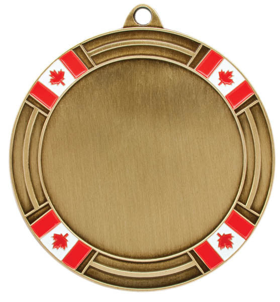 2" Holder (Flags), Gold