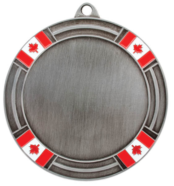2" Holder (Flags), Silver