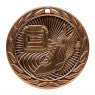 Medal Iron 2" Dia. Track Bronze