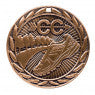 Medal Iron 2" Dia. Cross Country Bronze