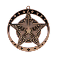 Load image into Gallery viewer, Medal Star Victory 2.75" Dia. Bronze

