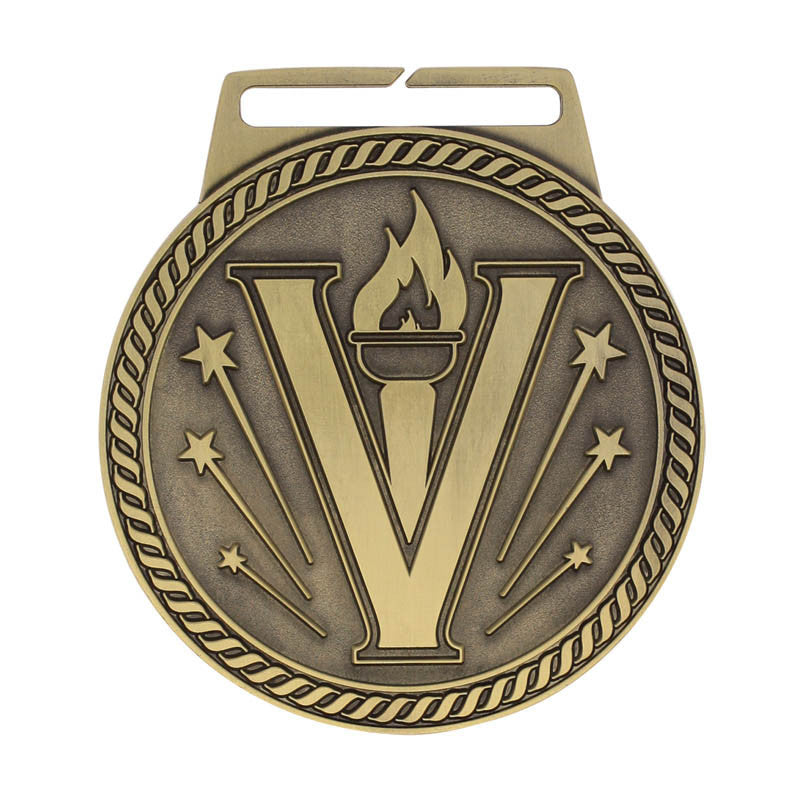 Medal Titan Victory 3" Dia. Gold