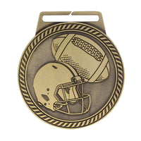 Load image into Gallery viewer, Medal Titan Football 3" Dia. Gold
