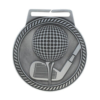 Load image into Gallery viewer, Medal Titan Golf 3" Dia. Silver
