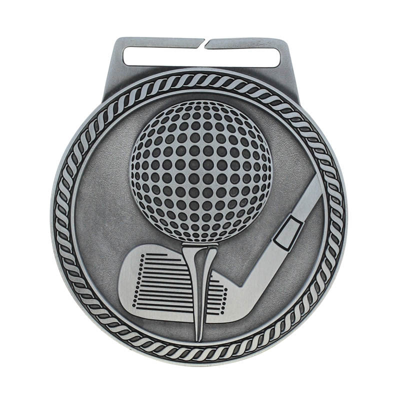 Medal Titan Golf 3" Dia. Silver