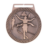 Load image into Gallery viewer, Medal Titan Marathon 3" Dia. Bronze
