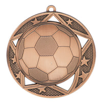Load image into Gallery viewer, Medal Galaxy 2.75&quot; Soccer Bronze
