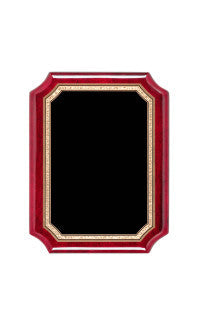 Airflyte Series Plaques, Notched Rosewood 7"x9"