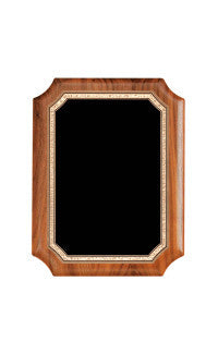 Airflyte Series Plaques, Notched Walnut 8"x10.5"