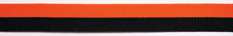 Black & Orange 7/8" x 32"