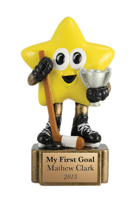Hockey Resin Little Star, 4 1/2"